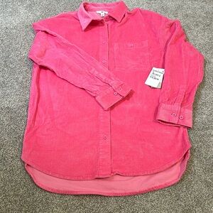 Nordstrom BP button down corduroy shirt